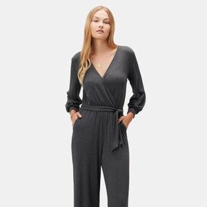 Cozy Soft Modal Gray - Amour Vert Everley Jumpsuit